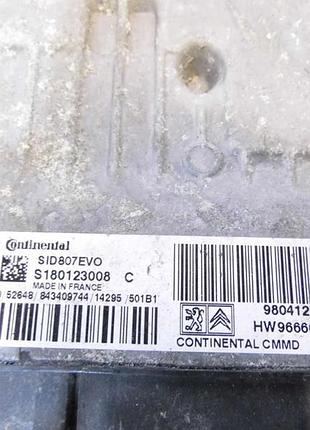 Блок управления двигателем эбу peugeot s180123008c 2