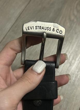 Ремінь натуральна шкіра levi’s 3