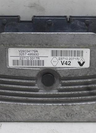 Блок управления двигателем эбу renault 237103317r