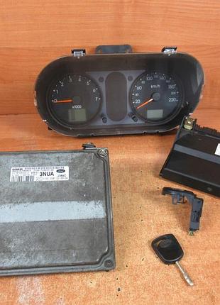 Блок управления двигателем эбу ford fiesta mk6 1.3 8v 2s6a-12a650-zb s118763003d
