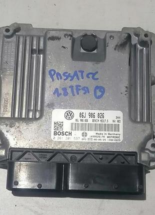 Блок управления двигателем эбу volkswagen passat cc-06j906026, 0261201537