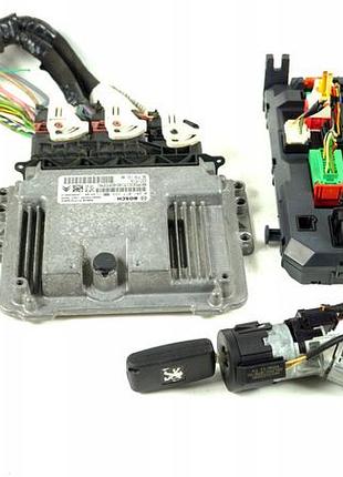 Блок управління двигуном ебу bsi peugeot 207 1.6 hdi 0281017333 9677013180 9666952380