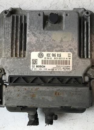 Блок управления двигателем эбу volkswagen golf vi 1.4tsi 0261s04390 03c906016 я додам