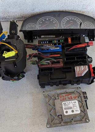 Блок управления двигателем эбу ний комплект opel signum lift 1.8 16v 55355631