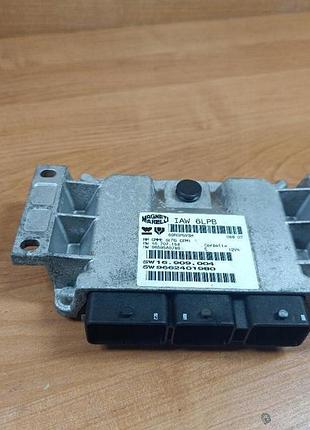 Блок управления двигателем эбу citroen c4 picasso 2.0 16v iaw6lpb sw 9662401980