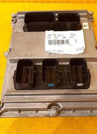 Блок управления двигателем эбу audi a4 b9 8w0907401e
