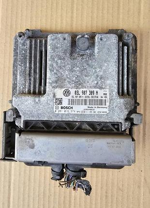 Блок управления двигателем эбу 03l907309n volkswagen skoda сидіння