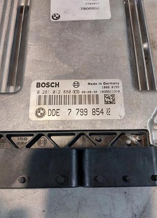 Блок управления двигателем эбу bmw e81 e87 2.0d dde7799854 0281012880 2
