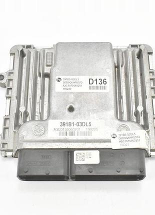 Блок управления двигателем эбу 391a5-03dl5 kia niro 1.6 hybrid