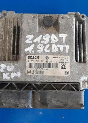 Блок управління двигуном ебу штатний opel 0281015767