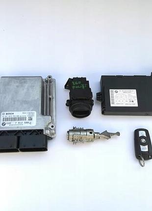 Блок управління двигуном ебу bmw e60 e61 пусковий комплект 2.0d n47 7812500