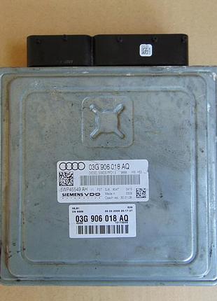 Блок управління двигуном ебу оригінальний audi 03g906018aq