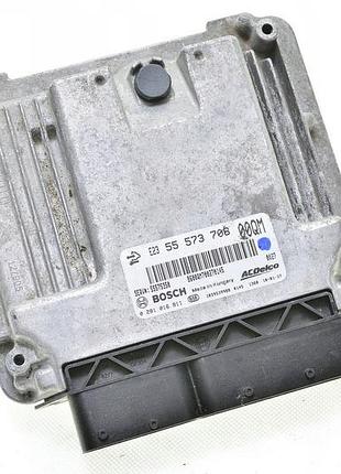 Блок управления двигателем эбу corsa d 1.3 55573706 0281016811