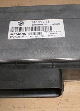 Блок управления двигателем эбу редуктора volkswagen touareg 0ac927771b 65832099