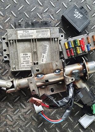 Блок управления двигателем эбу citroen saxo lift 1.1 9641816080
