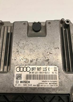 Блок управления двигателем эбу audi 1.8 tfsi 8p7907115k 0261s04940 8p0907115q