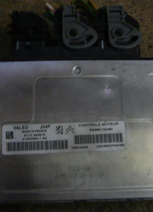 Блок управления двигателем эбу peugeot 207 c2 c3 1.4 8v sw9661700480
