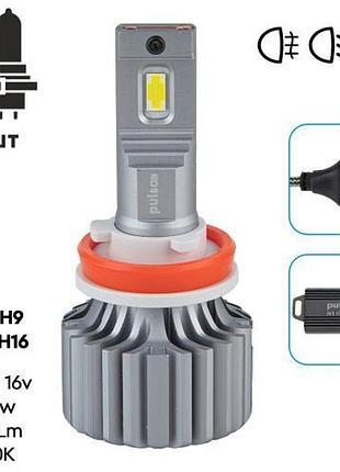 Лампы pulso n1-h8/h9/h11/h16 /led-chips oem philips flip chip/9-16v/2*70w/8500lm/6500k