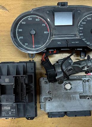 Блок управления двигателем эбу 03e906019am seat ibiza iv 1.2 cgpb