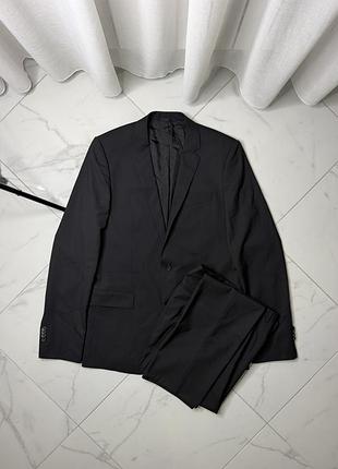 Чорний класичний костюм hugo boss (піджак + штани) original