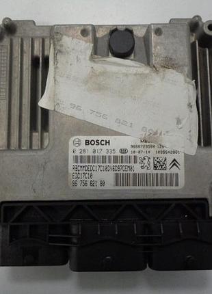 Блок управления двигателем эбу citroen peugeot 1.6 hdi 9675682180 9666729580