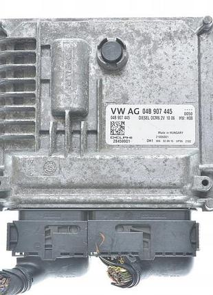 Блок управления двигателем эбу polo fabia 1.4tdi 28459901 04b907445 екю