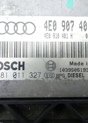 Блок управления двигателем эбу audi 4e0907401b 2