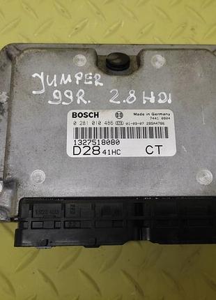 Блок управління двигуном ебу citroen jumper 2.8 hdi 0281010486
