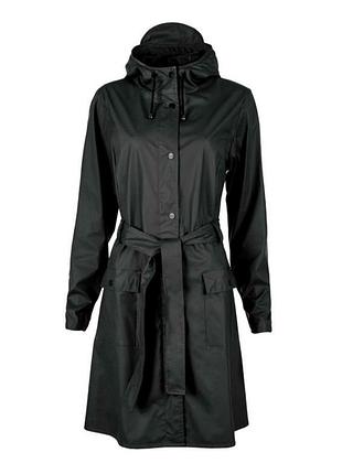 Rains curve long womens jacket black /0000h/