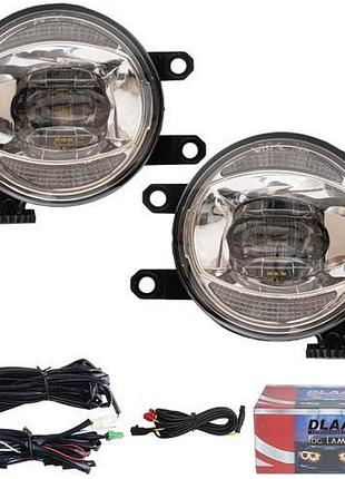 Фари дод.модель toyota cars/ty8032-led/fog-12v9w900lm+drl-12v2w200lm/fog+drl/ел. дріт