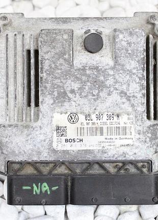Блок управления двигателем эбу volkswagen passat 03l907309n 0281016374