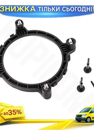 Ku рамка-переходник для кулеров universal fit lga115х/1200/1700/1851 black крепеж для процессора охлад uni2l_k