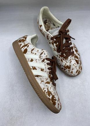 Кроссовки женские adidas samba 74 cow print (js3931) оригинал