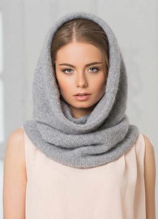 Шарф снуд хомут шерсть ангора h&m