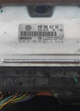 Блок управління двигуном ебу 038906012gn volkswagen jetta 1.9 tdi