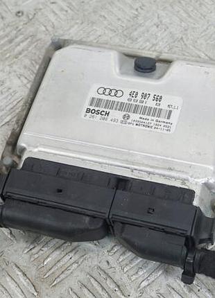 Блок управления двигателем эбу audi a8 d3 4.2i комунікатор двигуна bosch 4e0907560
