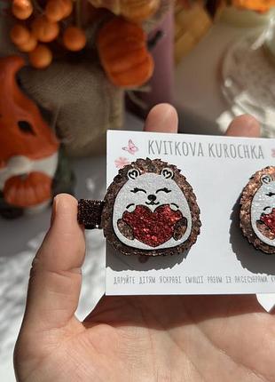 Заколочки їжачки 3
