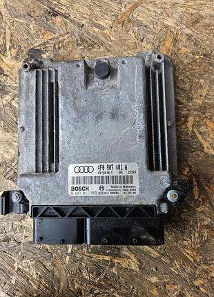 Блок управления двигателем эбу audi 4f0907401a 4f0910401f