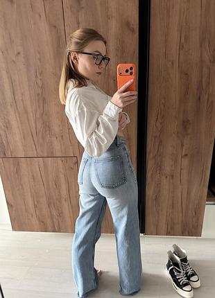 Джинси zara ідеальна посадка s-m