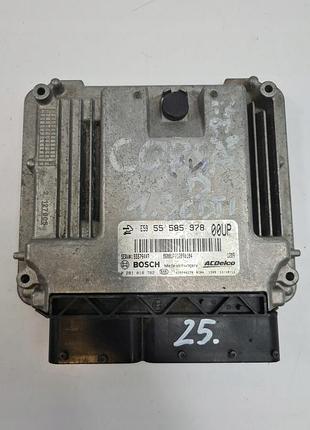 Блок управления двигателем эбу opel corsa d 1.3 cdti двигун 55585978