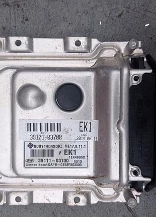 Блок управления двигателем эбу hyundai i20 lift 1.2 39111-03700