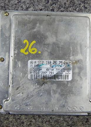 Блок управління двигуном ебу mercedes-benz 0261207781 w 211 eklasa