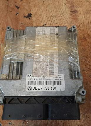 Блок управления двигателем эбу ний ключ ews bmw 7791190