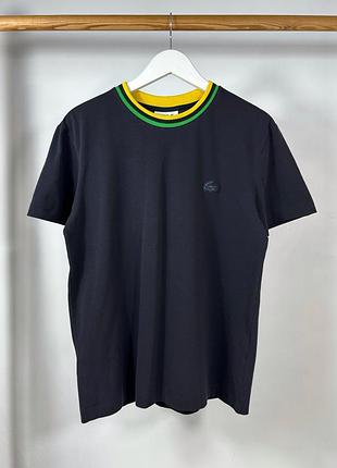 Lacoste ultra light neck шикарна оригінальна футболка в розмірі м