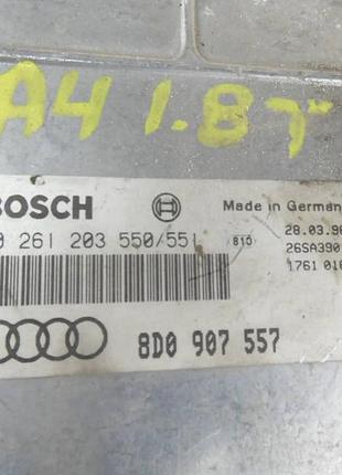 Блок управления двигателем эбу audi a4 b5 1.8t 0261203550 8d0907557