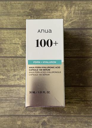Сироватка для відновлення та зволоження шкіри anua pdrn hyaluronic acid capsule 100 serum