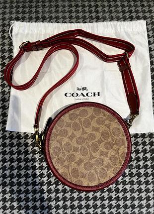 Оригінальна шкіряна сумка coach 6