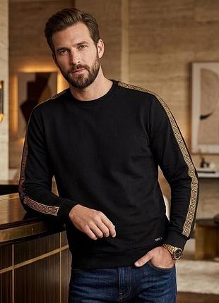 Лонгслив guess с лампасами р. l