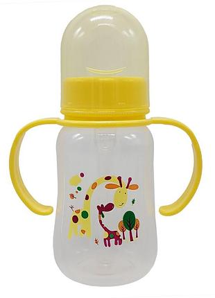 Бутылочка для кормления "жираф" mgz-0204-1(yellow) 150 мл