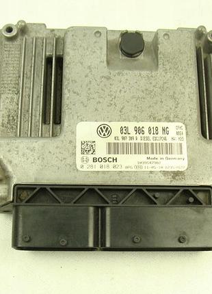Блок управления двигателем эбу bosch 03l906018ng 0281018023